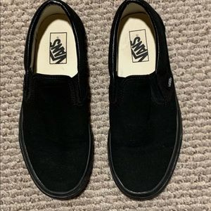 Size 8 Men’s Black Slip On Vans